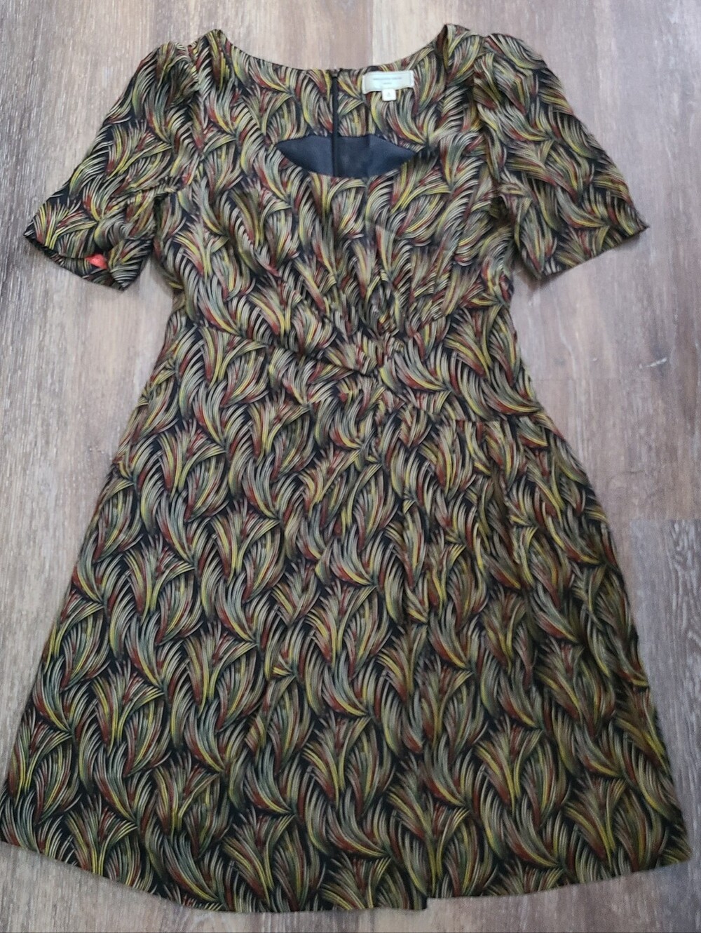 Anthropologie Moulinette Soeurs Silk Dress Womens Size 6